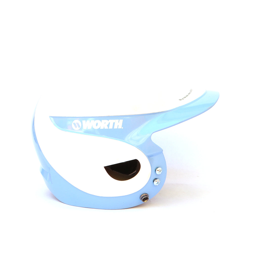 Casco Beisbol Worth Blanco Azul INFANTIL