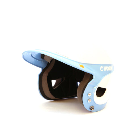 Casco Beisbol Worth Blanco Azul INFANTIL