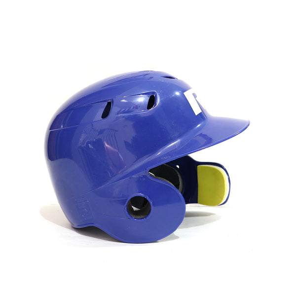 Casco Beisbol RVL Dos Orejas Azul Con Protector Mandibula ADULTO