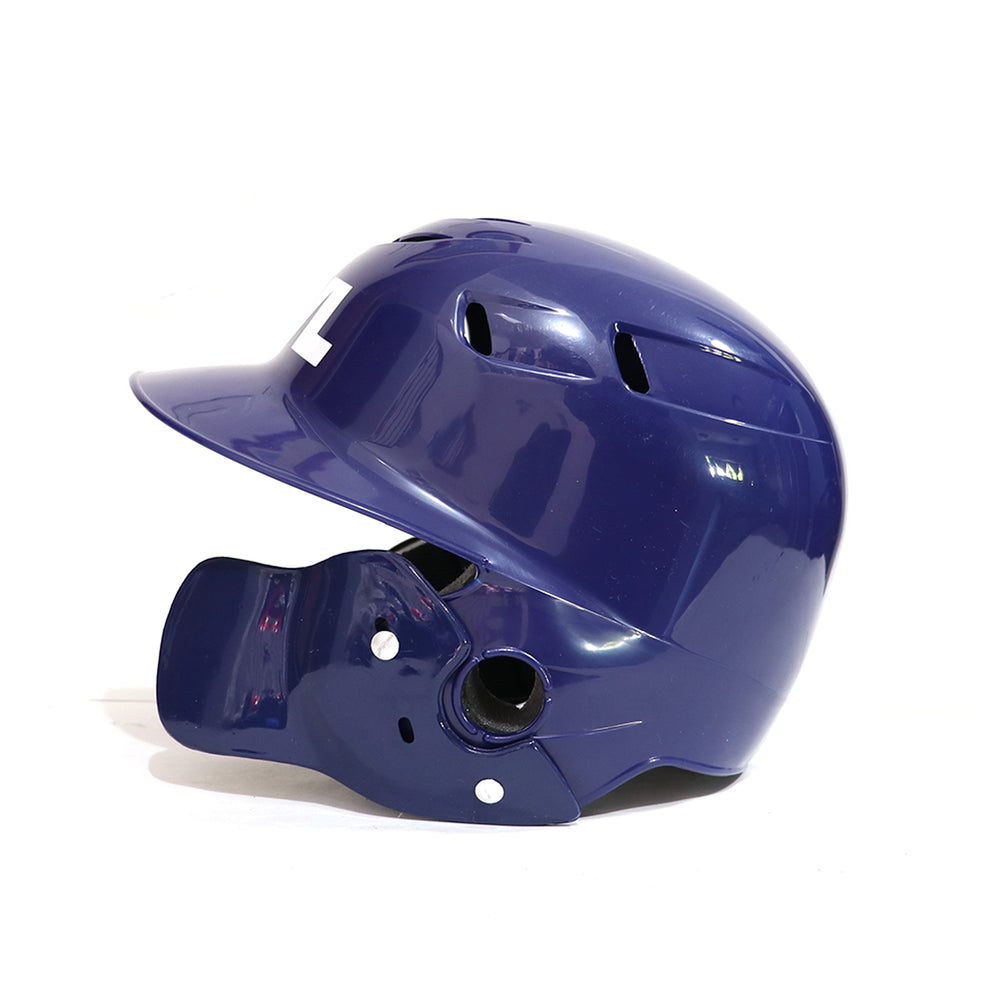 Casco Beisbol RVL Dos Orejas Negro Con Protector Mandibula ADULTO