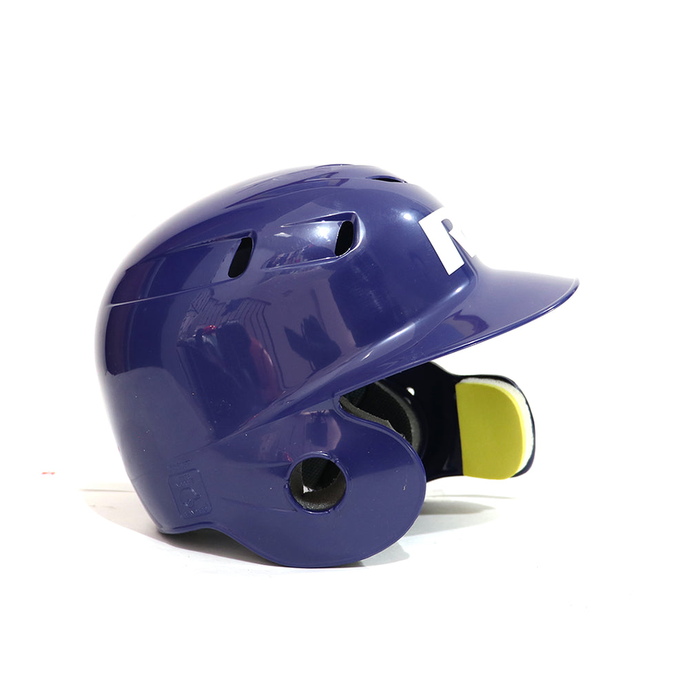 Casco Beisbol RVL Dos Orejas Negro Con Protector Mandibula ADULTO