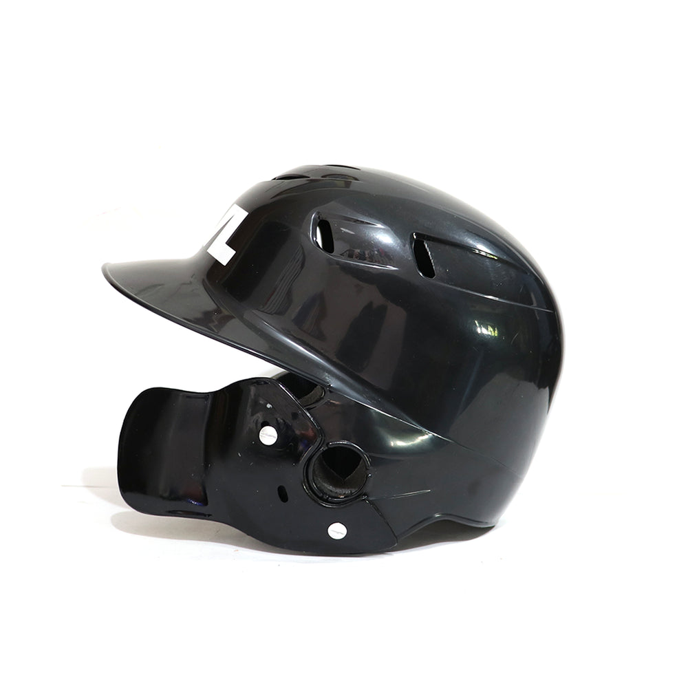 Casco Beisbol RVL Dos Orejas Negro Con Protector Mandibula ADULTO