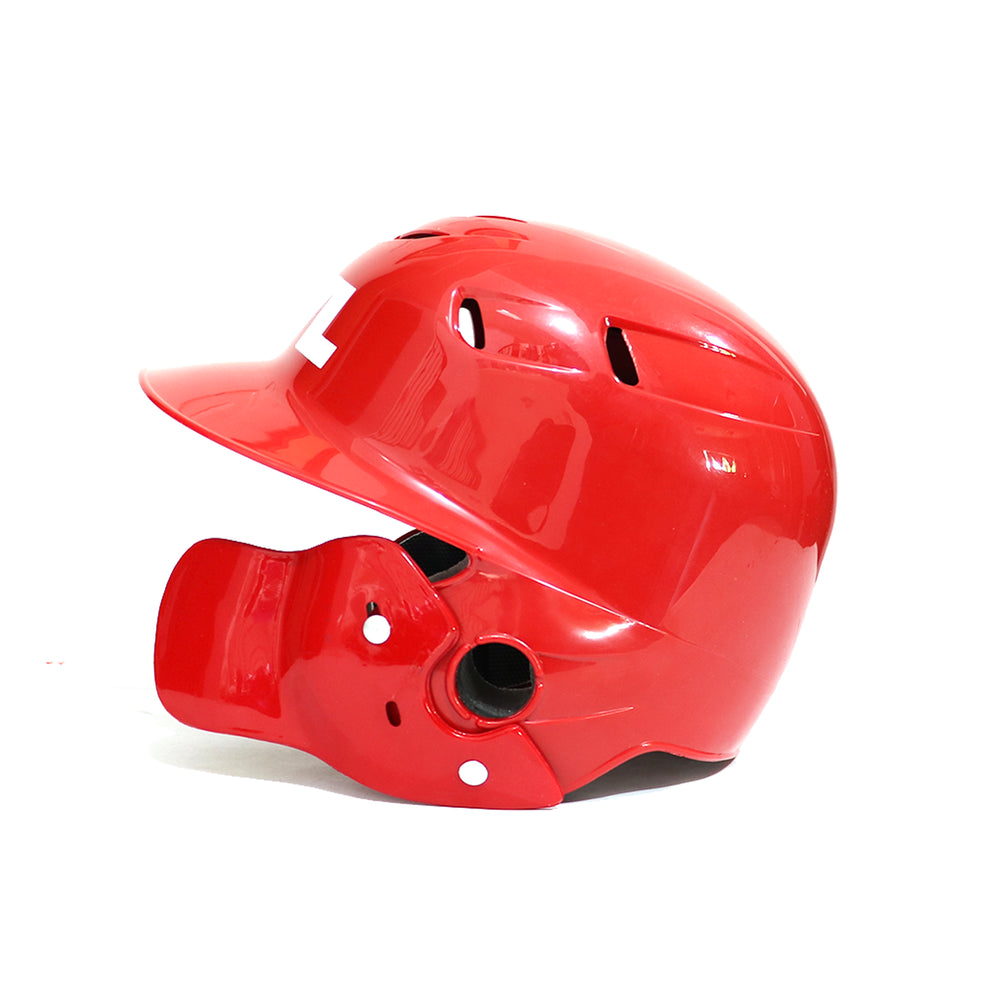 Casco Beisbol RVL Dos Orejas Negro Con Protector Mandibula ADULTO