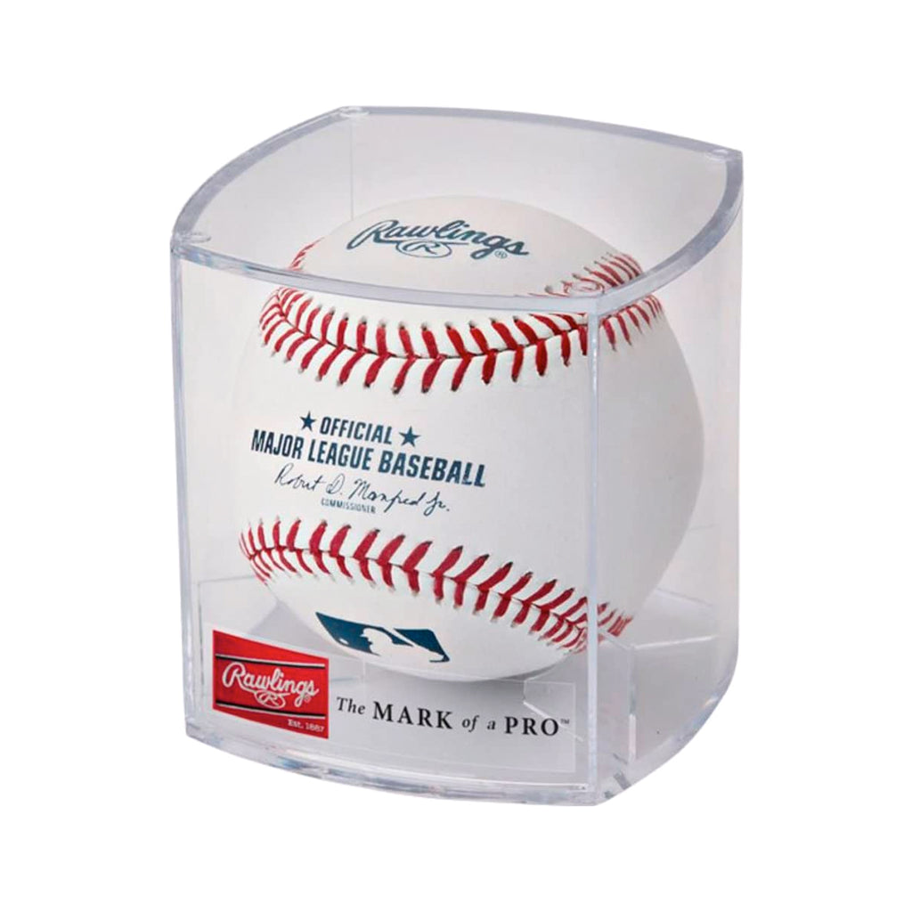 Cubo de Acrílico para Exhibir Pelotas de Beisbol Rawlings