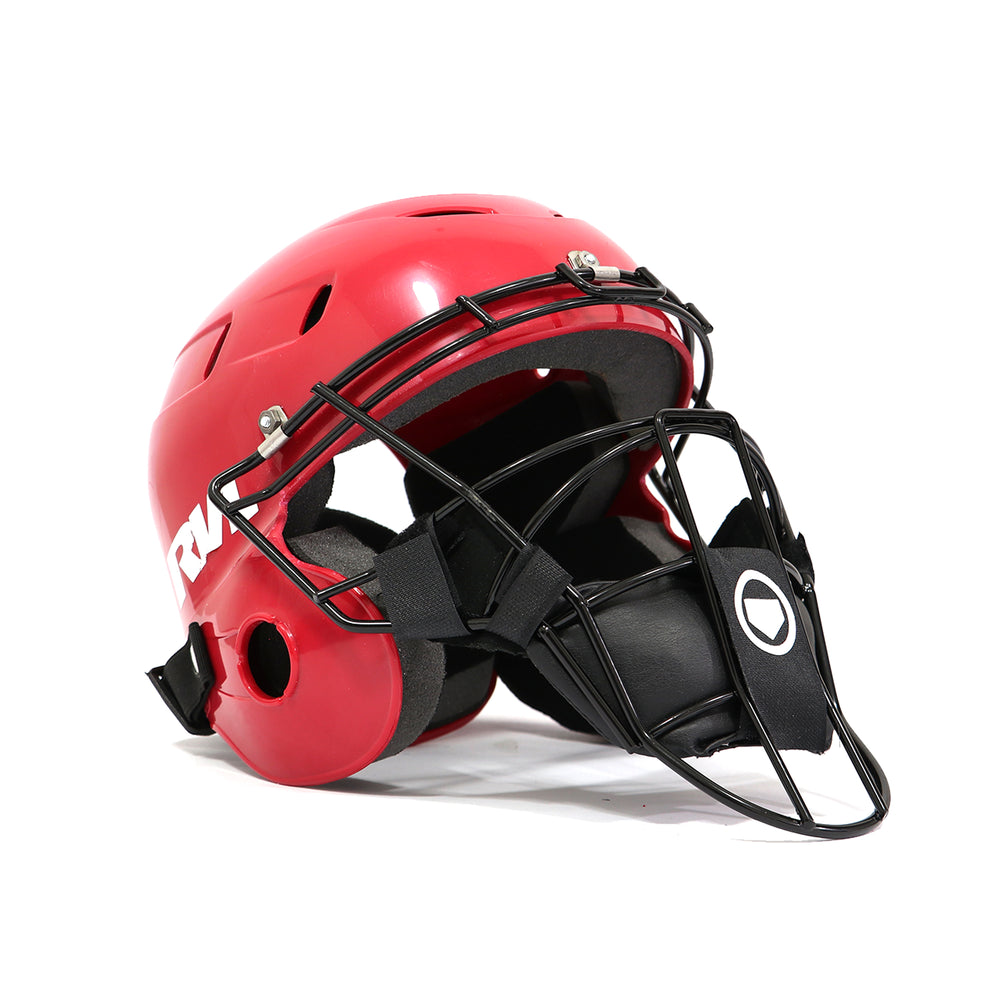 Careta Beisbol Softbol RVL CB Infantil Juvenil Rojo