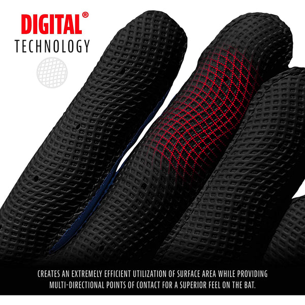 Guanteletas Beisbol Franklin Digitek Camu Rey Negro INFANTIL