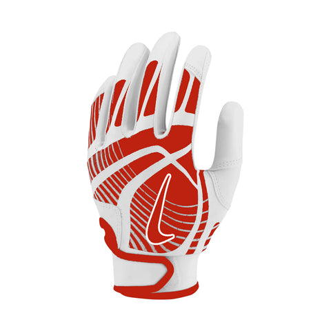 Guanteletas Beisbol Nike Hyperdiamond Edge Blanco Rojo DAMA