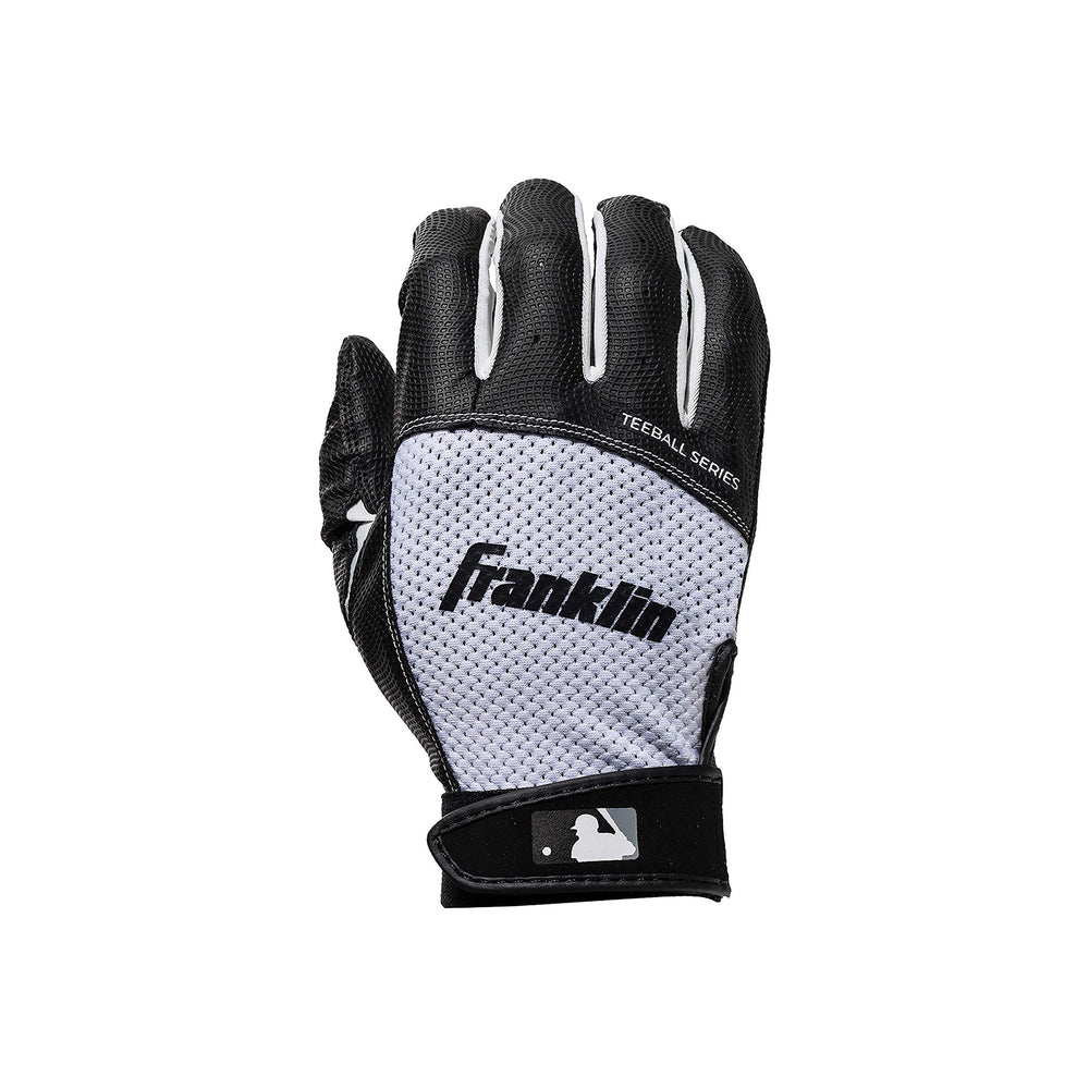Guanteletas Beisbol Softbol Teeball Flex Franklin Negro Blanco INFANTIL