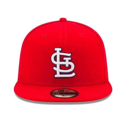 Gorra Beisbol Softbol New Era San Luis 59Fifty Low Profile Rojo Blanco
