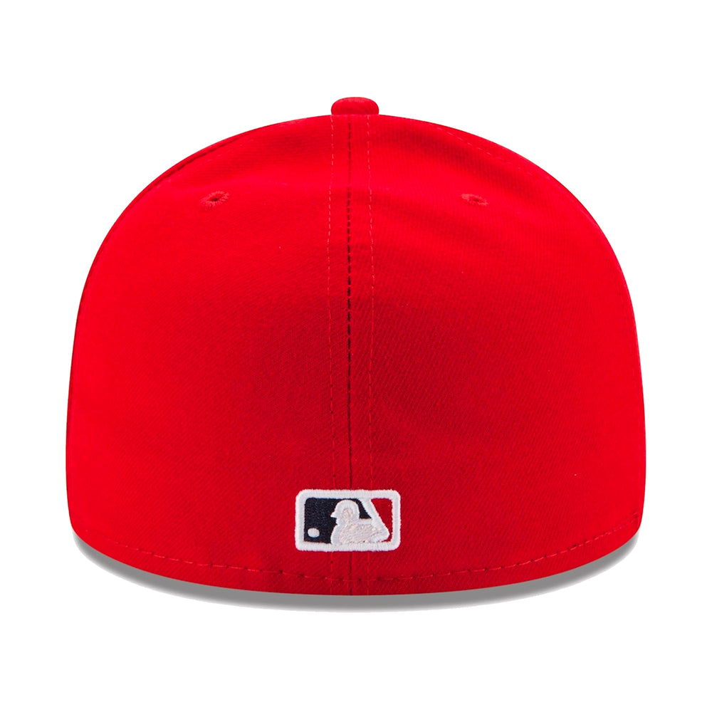 Gorra Beisbol Softbol New Era San Luis 59Fifty Low Profile Rojo Blanco