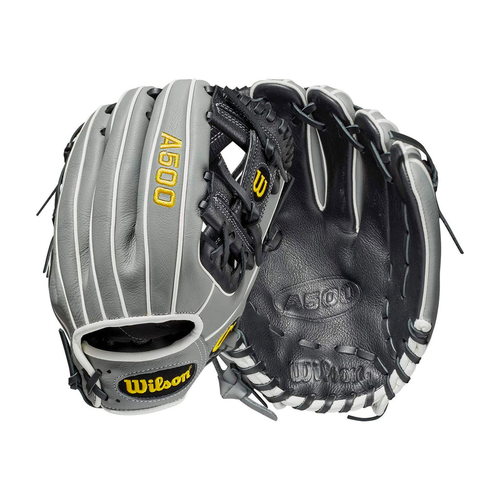 Guante Beisbol Wilson A500 A05RB2111Gris Negro 11 in