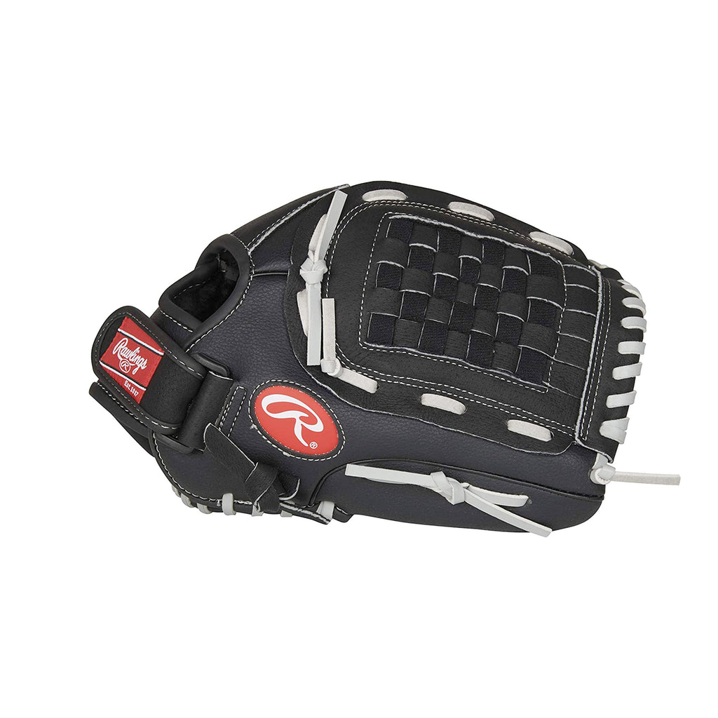 Guante Softbol Rawlings RSB120GB Negro Gris 12 in Adulto
