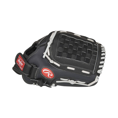 Guante Softbol Rawlings RSB125GB Negro Gris 12.5 in Adulto