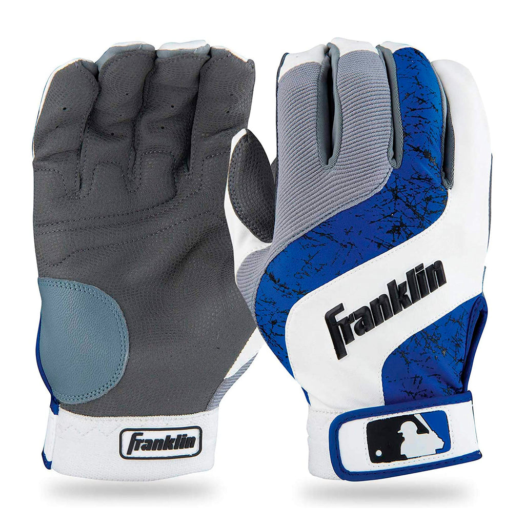 Guanteletas Beisbol Franklin Shock Wave Blanco Gris Rey INFANTIL