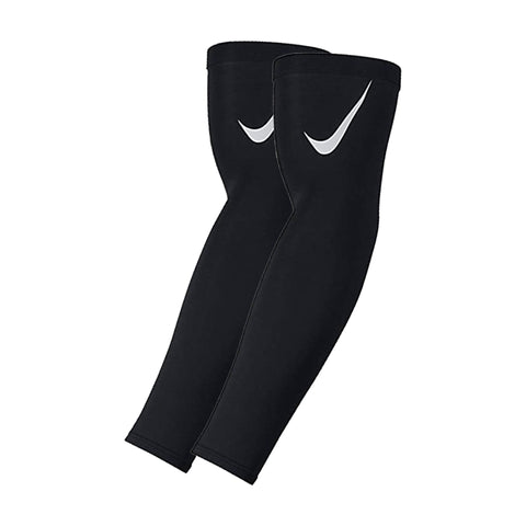 Par de Mangas Beisbol Softbol NIke Dri Fit Negro Adulto