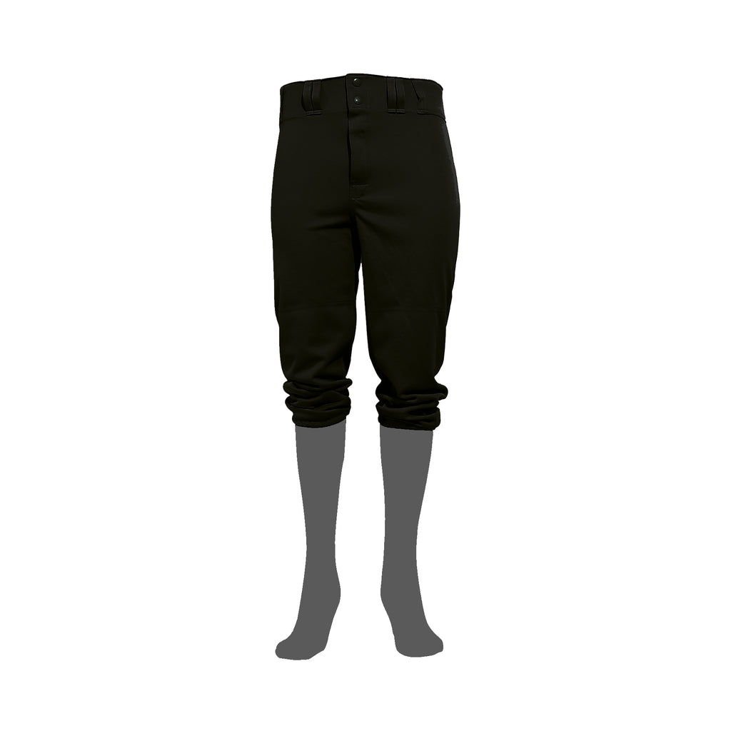 Pantalón De Beisbol Softbol Beisport Negro Corto ADULTO