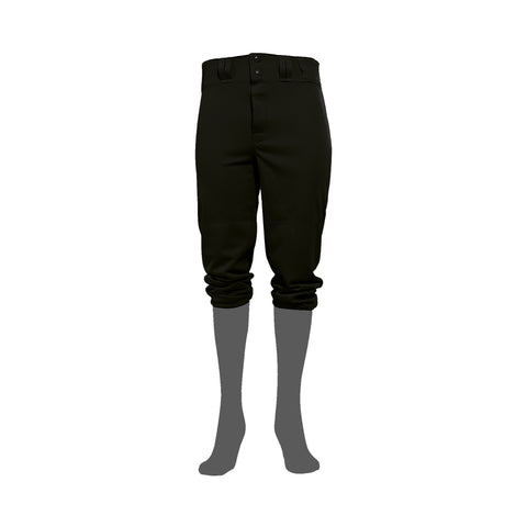 Pantalón De Beisbol Softbol Beisport Corto Negro DAMA