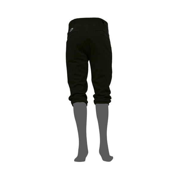 Pantalón De Beisbol Softbol Beisport Negro Corto ADULTO
