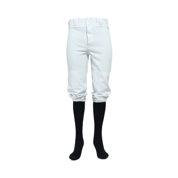 Pantalón De Beisbol Softbol Beisport Corto Blanco Adulto