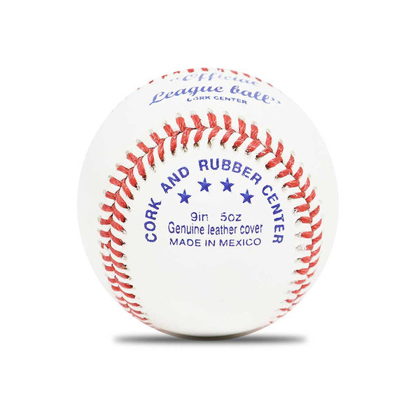 Pelota Beisbol Profesional De Piel 4 Estrellas Aztro