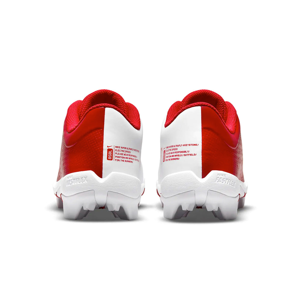 Spikes Beisbol Softbol Nike Vapor Ultrafly 4 Keystone Rojo