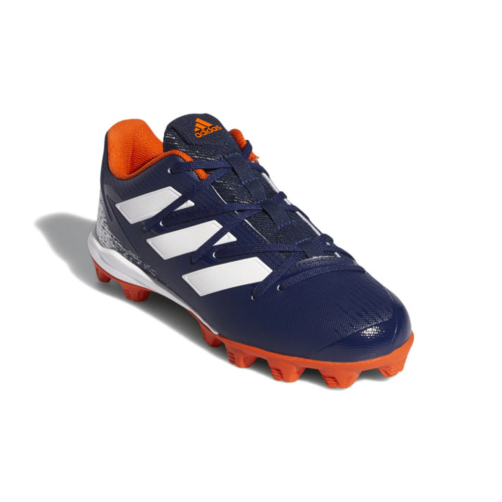 Spikes Beisbol Softbol Adidas Afterburner 8 MD Marino Naranja INFANTIL