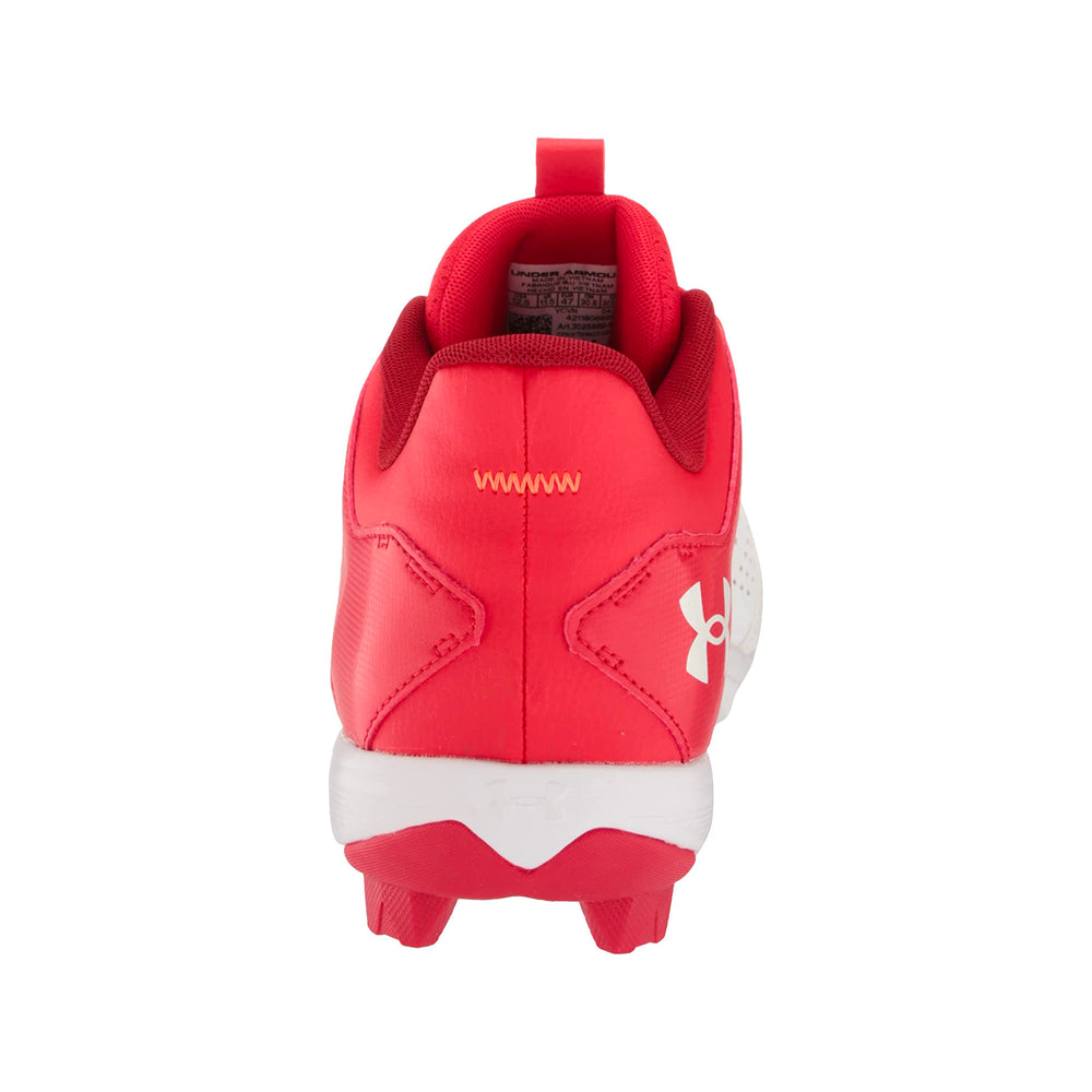 Spikes Beisbol Softbol Under Armour Leadoff Rubber Low Blanco Rojo