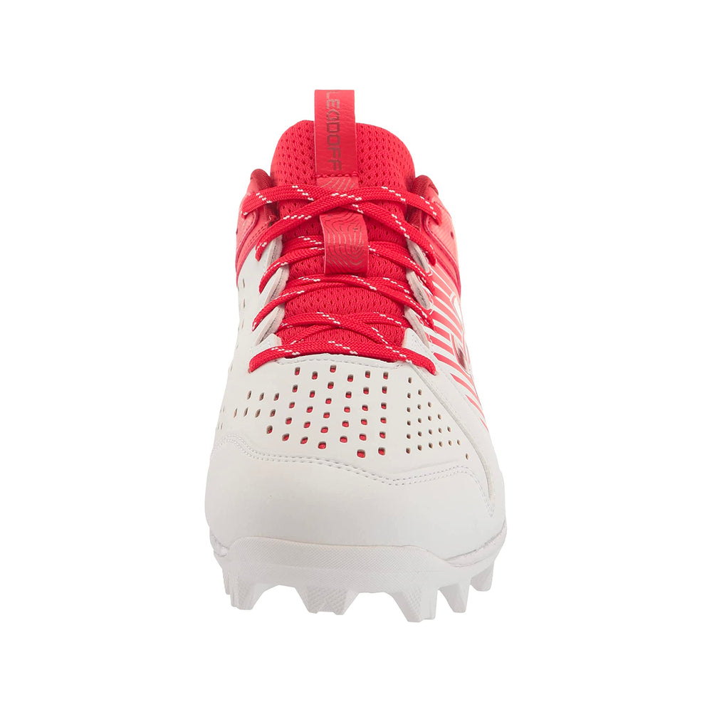 Spikes Beisbol Softbol Under Armour Leadoff Rubber Low Blanco Rojo