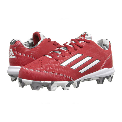 Spikes Beisbol Softbol Adidas Whell House 3 Low Rojo INFANTIL