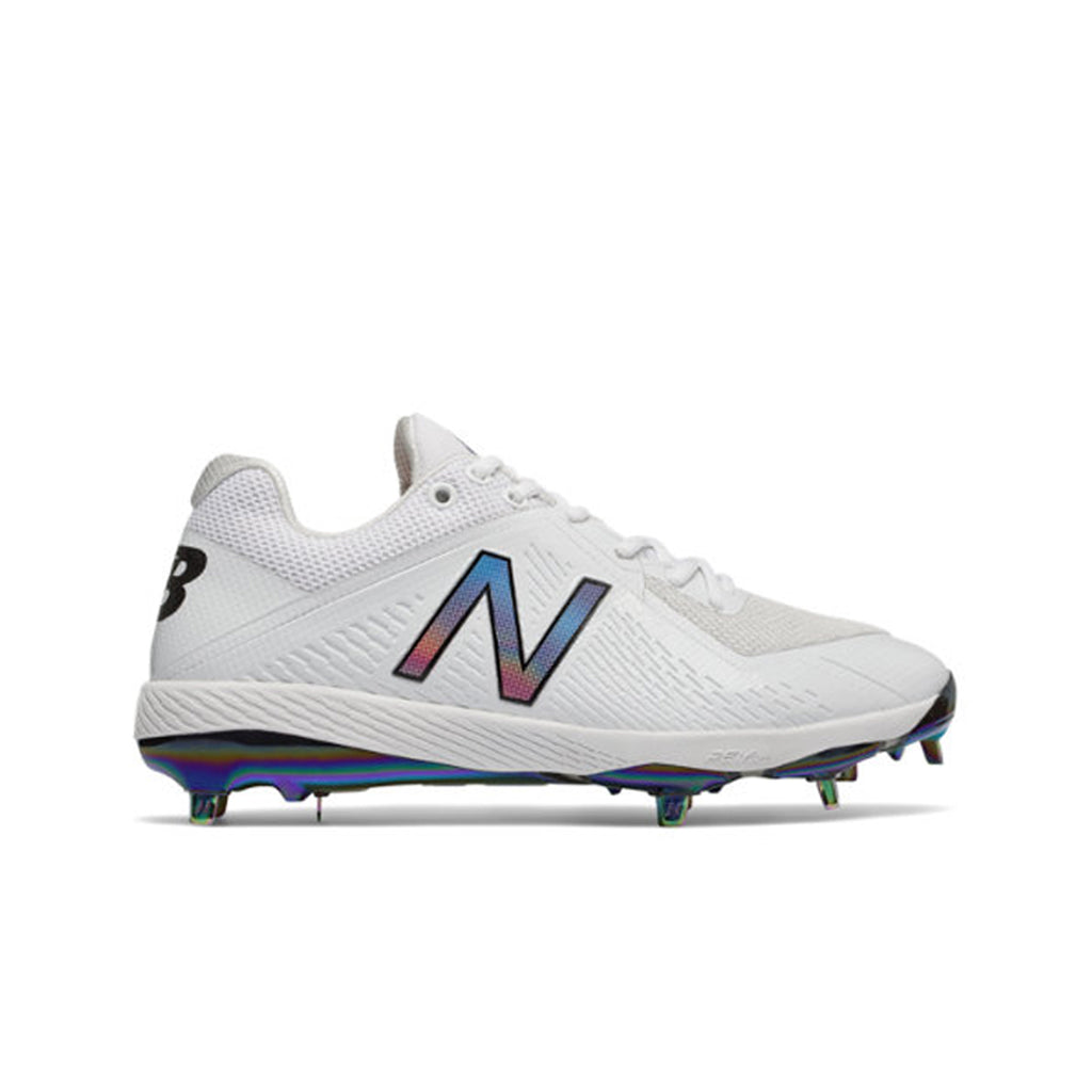 Spikes Beisbol New Balance L4040AS4 Blanco Tornasol