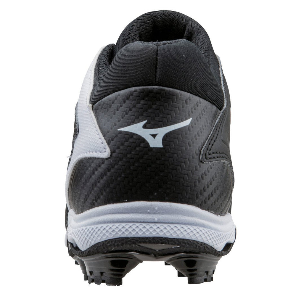 Spikes Beisbol Softbol Mizuno Finch Elite 2 Negro Blanco