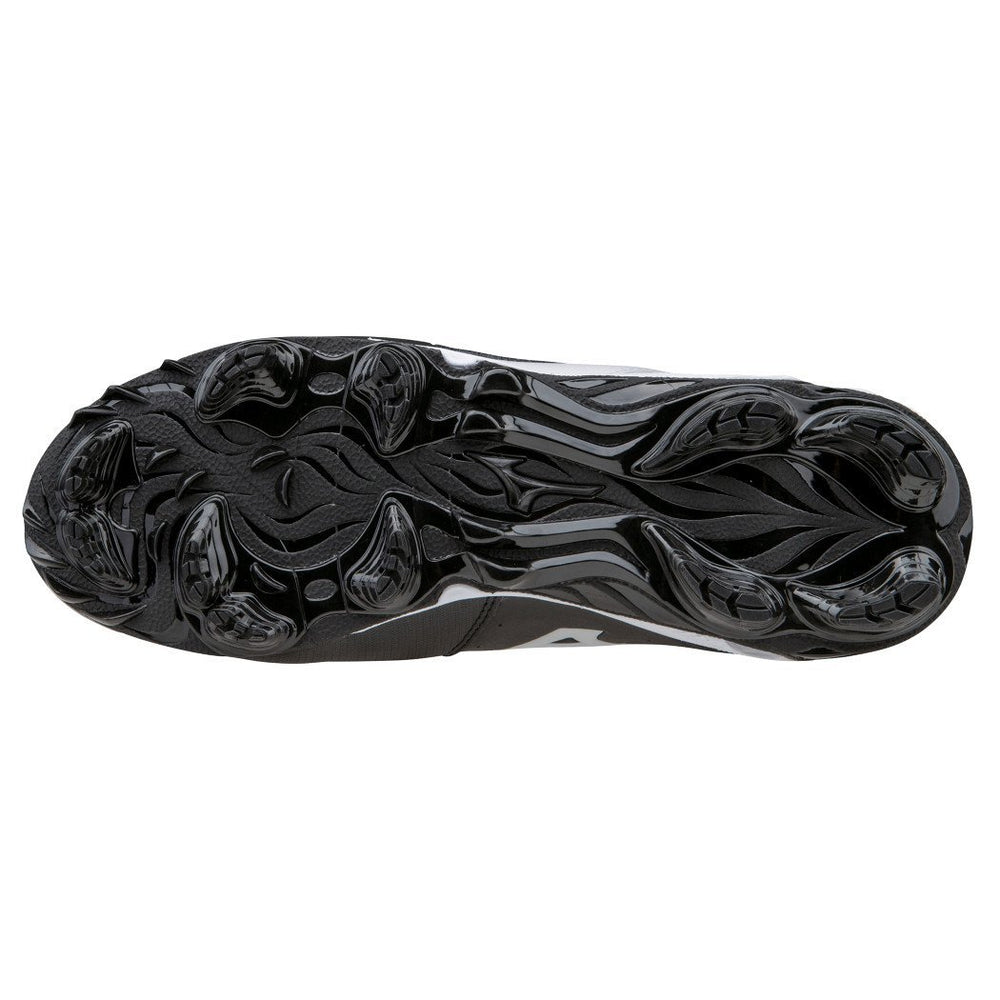 Spikes Beisbol Softbol Mizuno Finch Elite 2 Negro Blanco