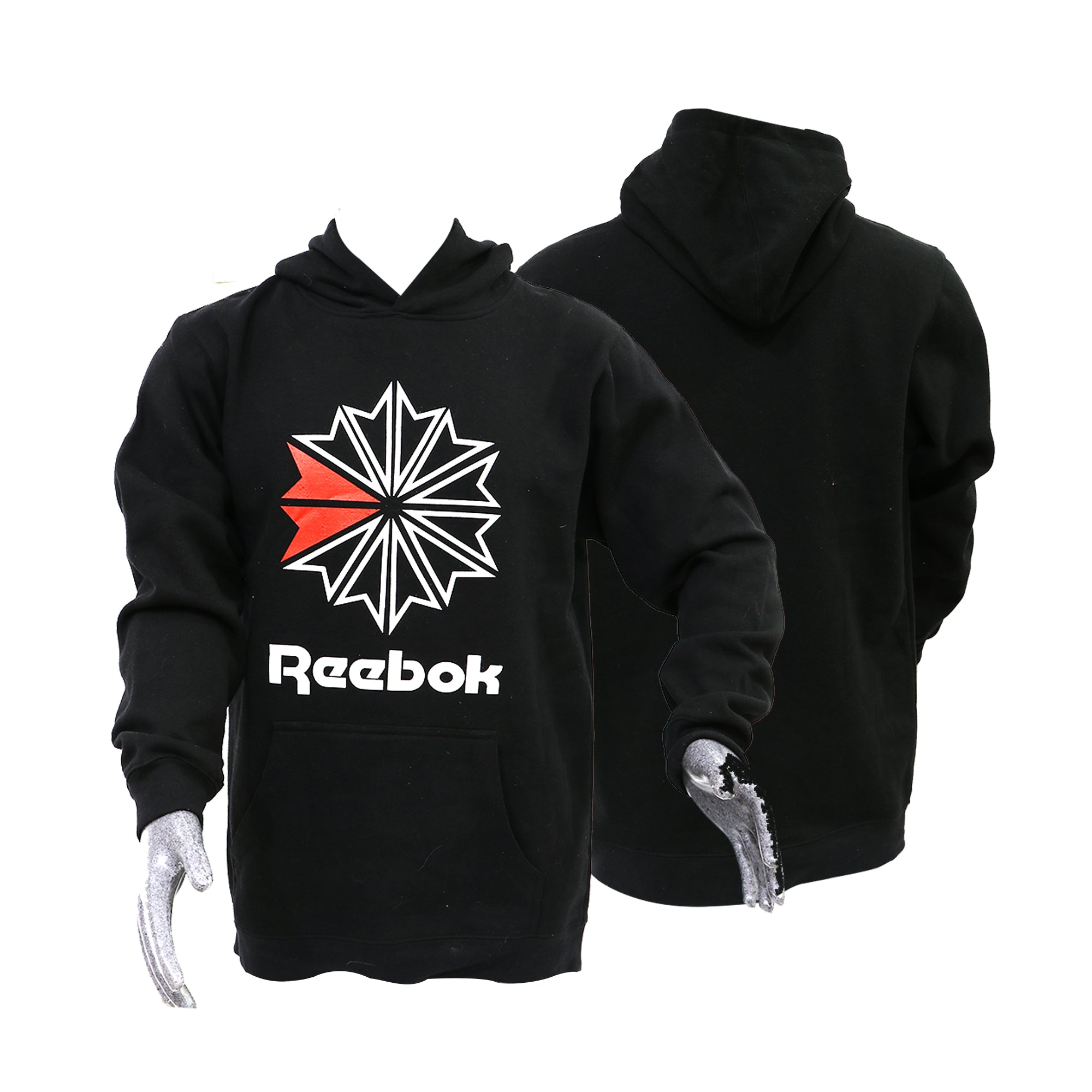Sudadera Hoodie Beisbol Reebok Negro - Main Image