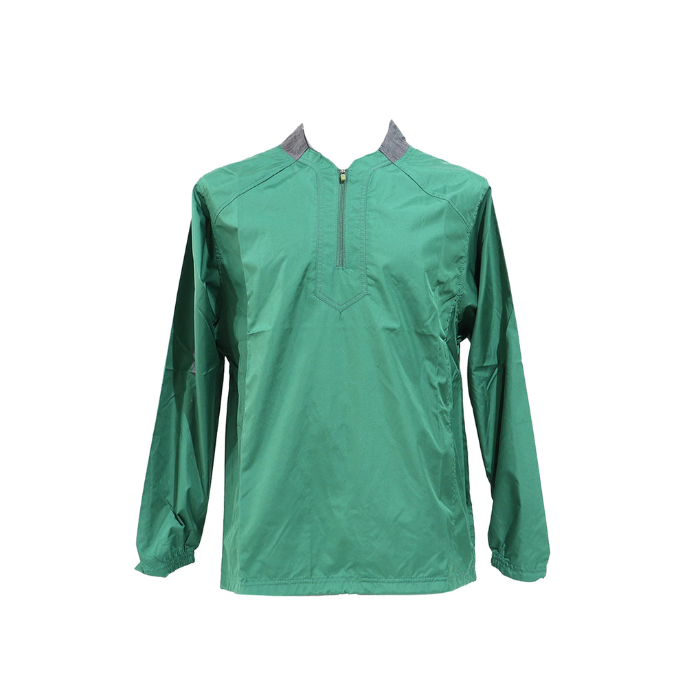 Sudador Beisbol Easton Verde Cuello Gris Juvenil