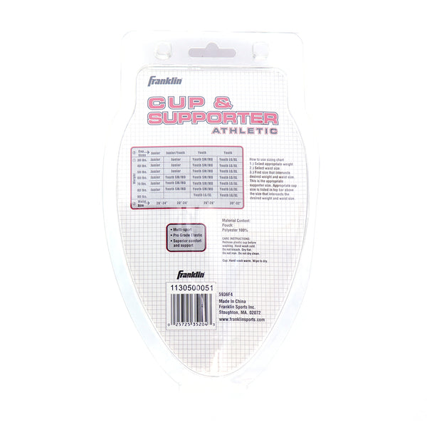 Suspensorio Franklin Blanco con Concha INFANTIL