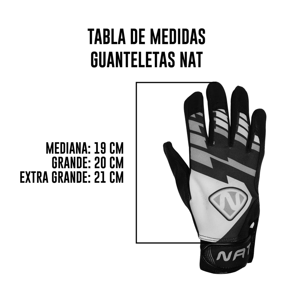 Guanteletas Beisbol NAT NN10G ADULTO