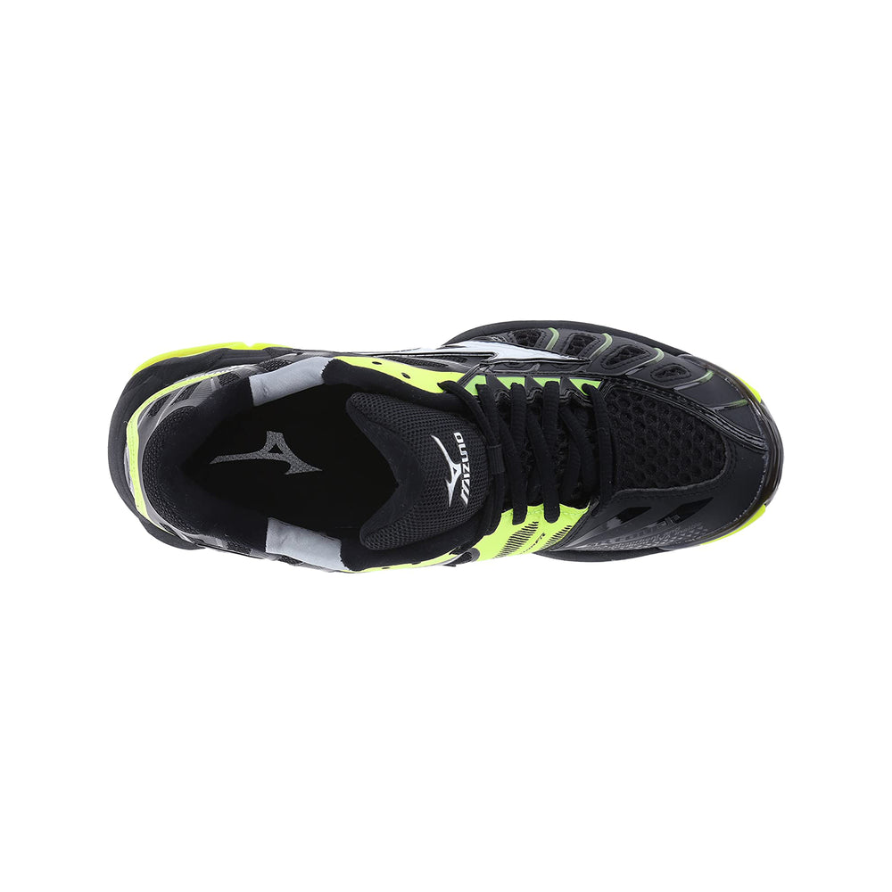 Tenis Voleibol Mizuno Wave Tornado X Negro Verde (NUEVO CON DEFECTO)