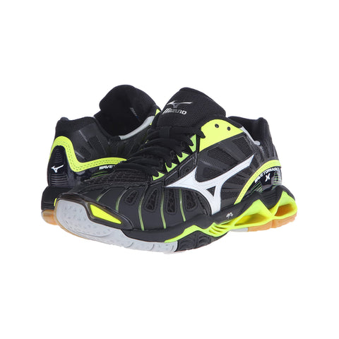 Tenis Voleibol Mizuno Wave Tornado X Negro Verde (NUEVO CON DEFECTO)