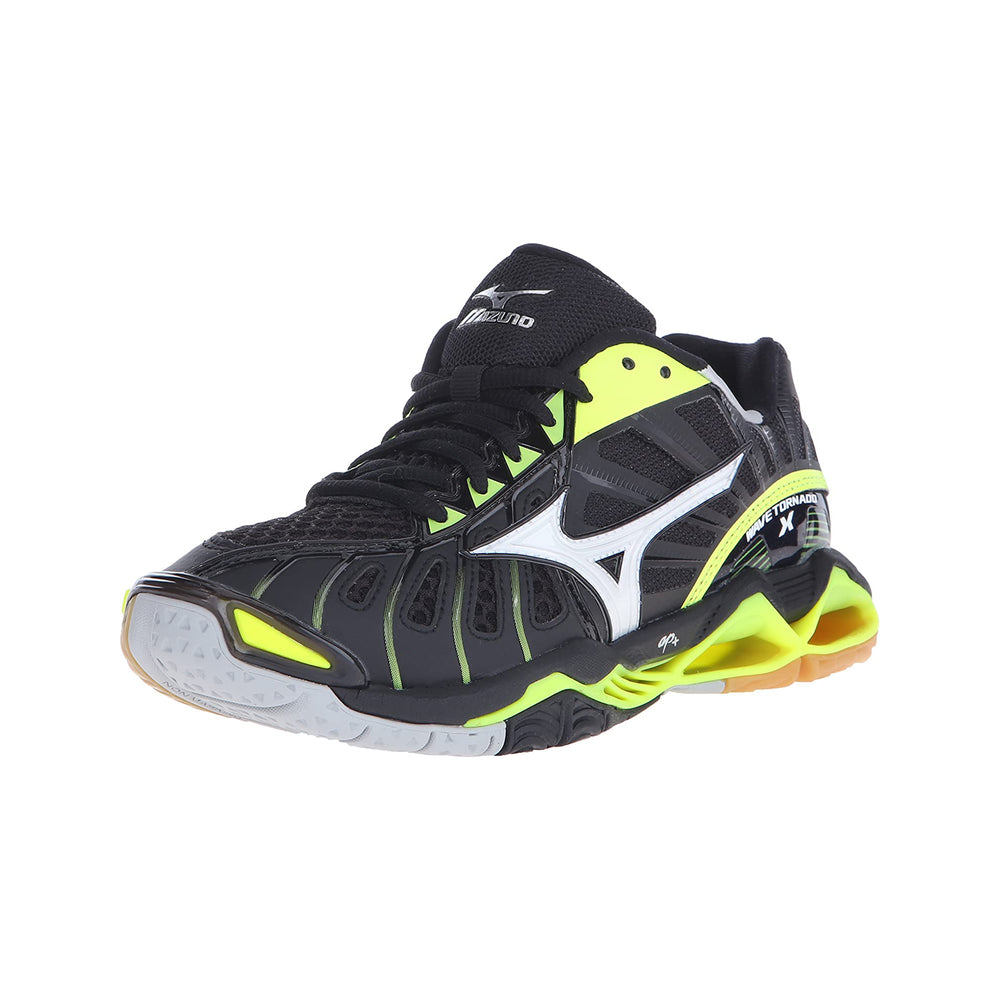 Tenis Voleibol Mizuno Wave Tornado X Negro Verde (NUEVO CON DEFECTO)