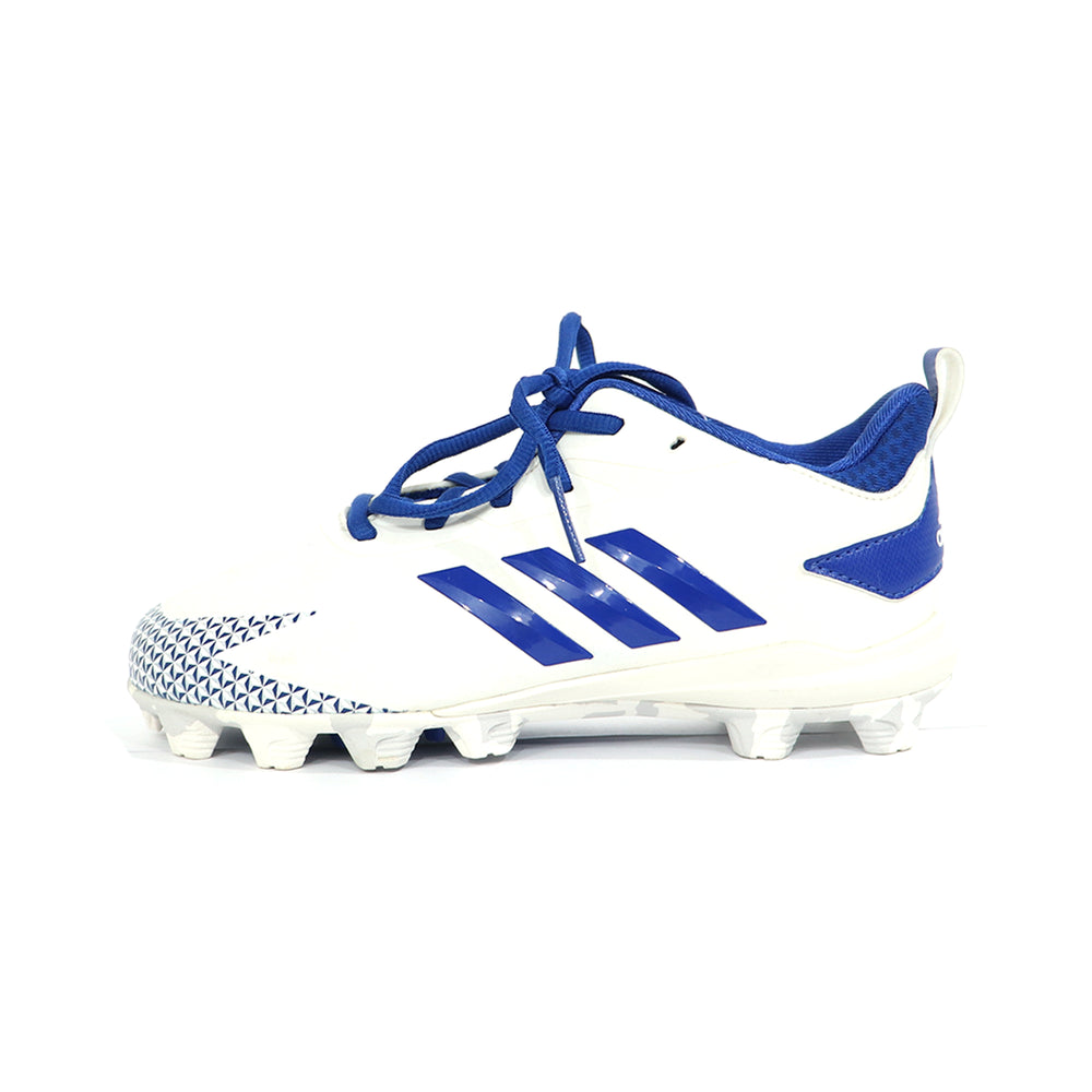 Spikes Beisbol Softbol Adidas Afterburn V MD Blanco Azul Rey INFANTIL