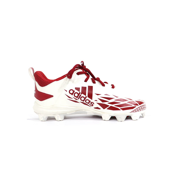 Spikes Beisbol Softbol Adidas Afterburn V MD Blanco Rojo INFANTIL