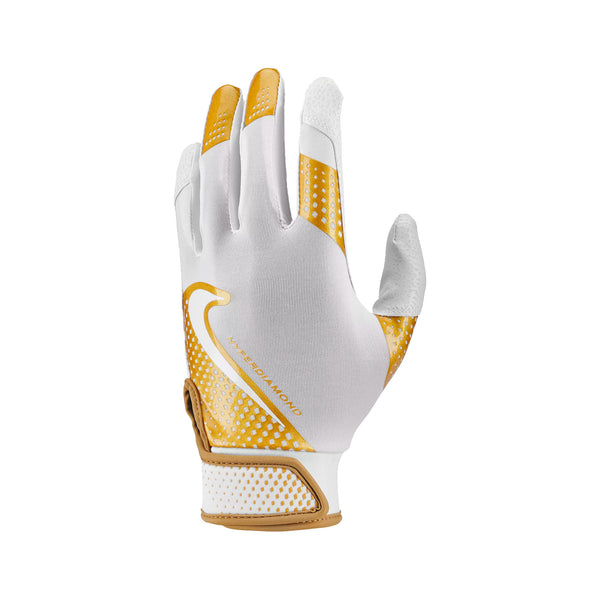 Guanteletas Softbol Nike Hyperdiamond 2.0 Blanco Dorado infantil