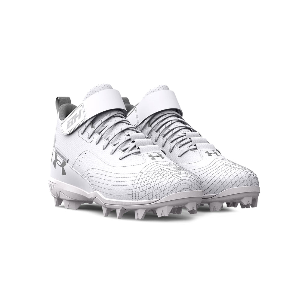 Spikes Beisbol Softbol Under Armour Harper 7 Mid RM Blanco INFANTIL Beisbolmania