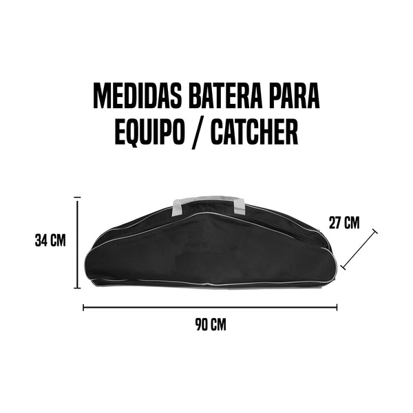 Batera Beisbol Para Equipo Catcher Doble Reforzada Grande