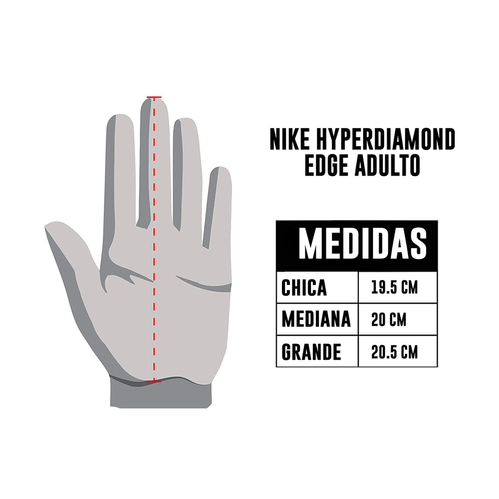 Guanteletas Beisbol Nike Alpha Huarache Edge Blanco Dorado ADULTO