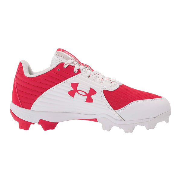 Spikes Beisbol Softbol Under Armour Leadoff Low Rojo Blanco INFANTIL