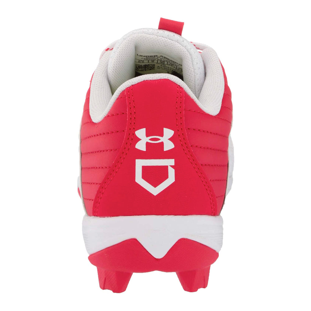 Spikes Beisbol Softbol Under Armour Leadoff Low Rojo Blanco INFANTIL (NUEVO CON DEFECTOS)
