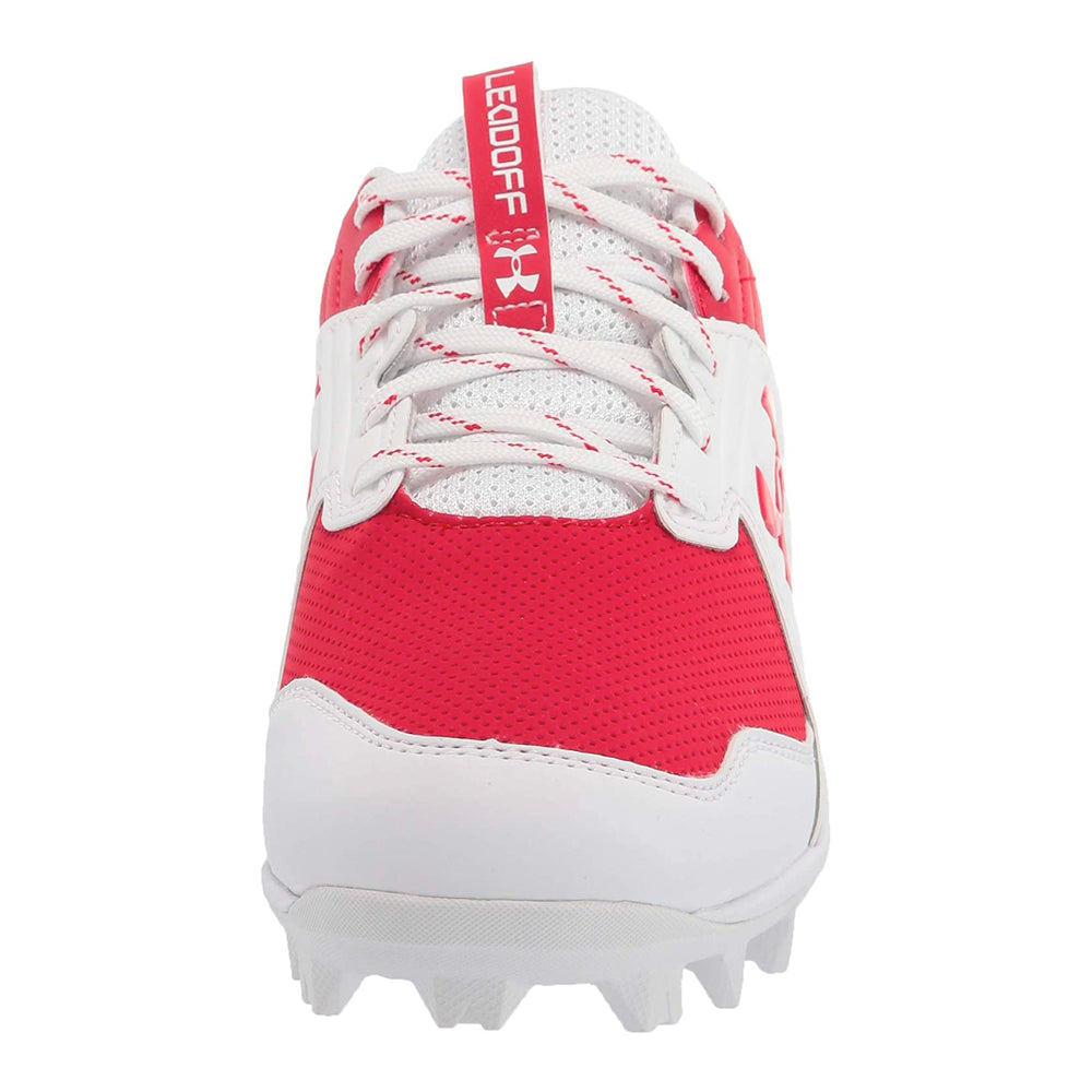 Spikes Beisbol Softbol Under Armour Leadoff Low Rojo Blanco INFANTIL (NUEVO CON DEFECTOS)