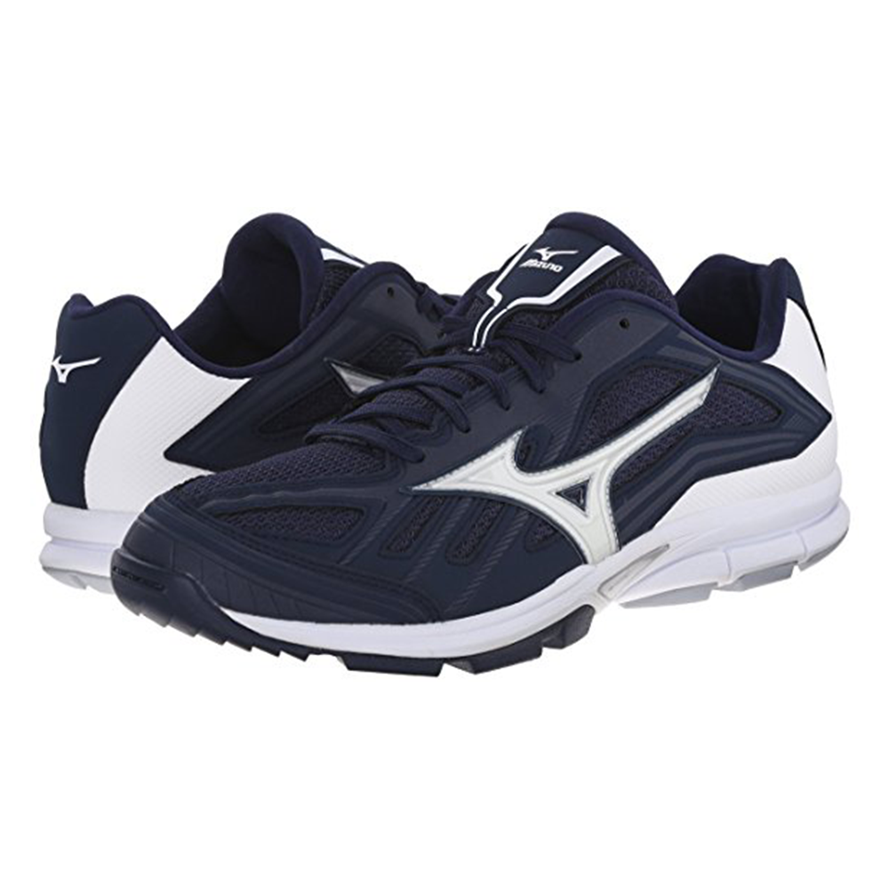 Tenis de Entrenamiento Beisbol Softbol Mizuno Trainer Coach Azul Marino